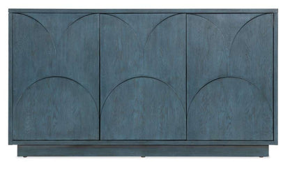 Hooker Furniture - Melange Round Valley Three Door Entertainment Credenza - 628-55052-45 veiw 3