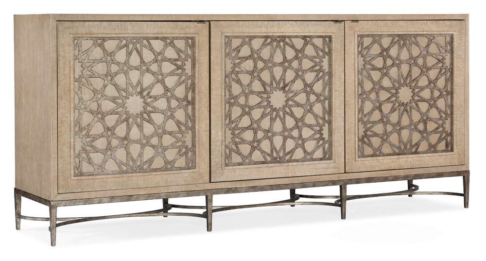 Hooker Furniture - Melange Suzani Three Door Entertainment Console - 628-55013-80 veiw 1