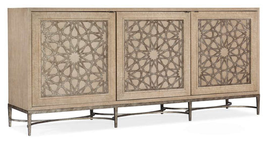 Hooker Furniture - Melange Suzani Three Door Entertainment Console - 628-55013-80 veiw 1