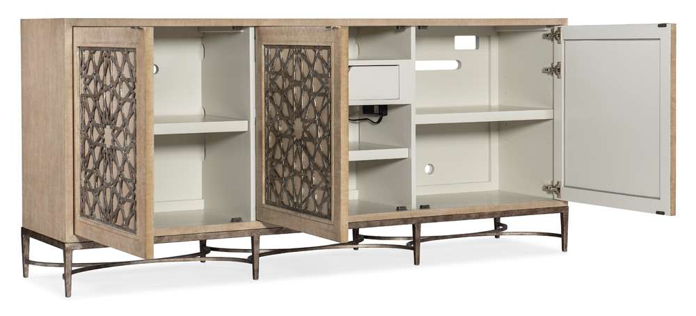Hooker Furniture - Melange Suzani Three Door Entertainment Console - 628-55013-80 veiw 2