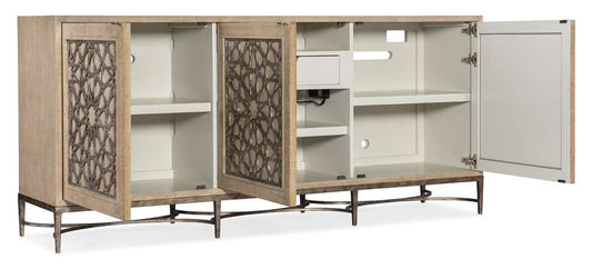 Hooker Furniture - Melange Suzani Three Door Entertainment Console - 628-55013-80 veiw 2