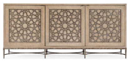 Hooker Furniture - Melange Suzani Three Door Entertainment Console - 628-55013-80 veiw 3