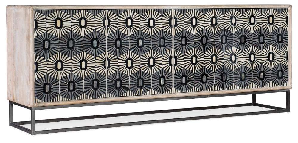 Hooker Furniture - Melange Whitmore Four Door Credenza - 628-85111-02 veiw 1