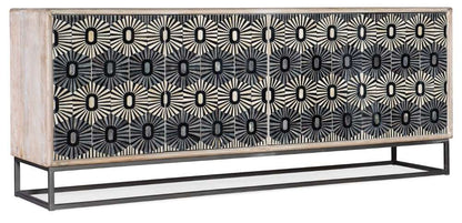 Hooker Furniture - Melange Whitmore Four Door Credenza - 628-85111-02 veiw 1