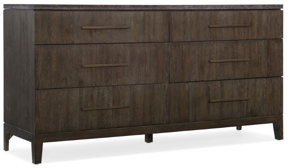 Hooker Furniture - Miramar Aventura Raphael Six-Drawer Dresser - 6202-90002-DKW veiw 1