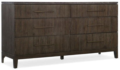 Hooker Furniture - Miramar Aventura Raphael Six-Drawer Dresser - 6202-90002-DKW veiw 1