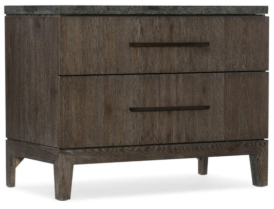 Hooker Furniture - Miramar Aventura San Marcos Stone Top Nightstand - 6202-90015-DKW veiw 1