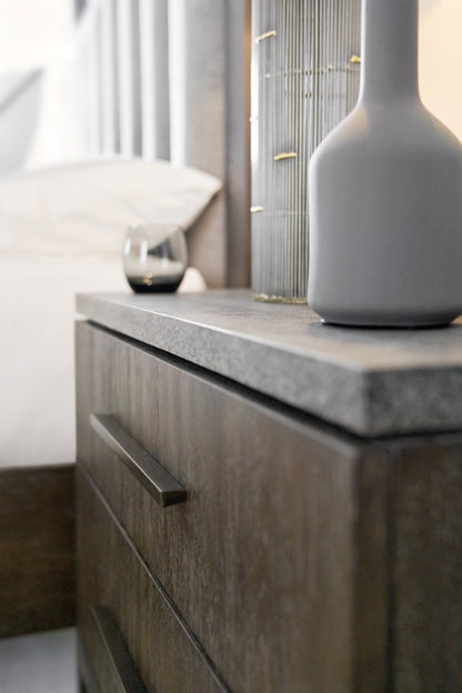 Hooker Furniture - Miramar Aventura San Marcos Stone Top Nightstand - 6202-90015-DKW veiw 3