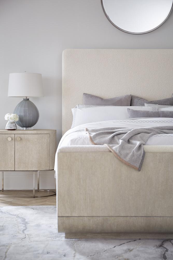 Hooker Furniture - Modern Mood Queen Upholstered Panel Bed - 6850-90950-80 veiw 3