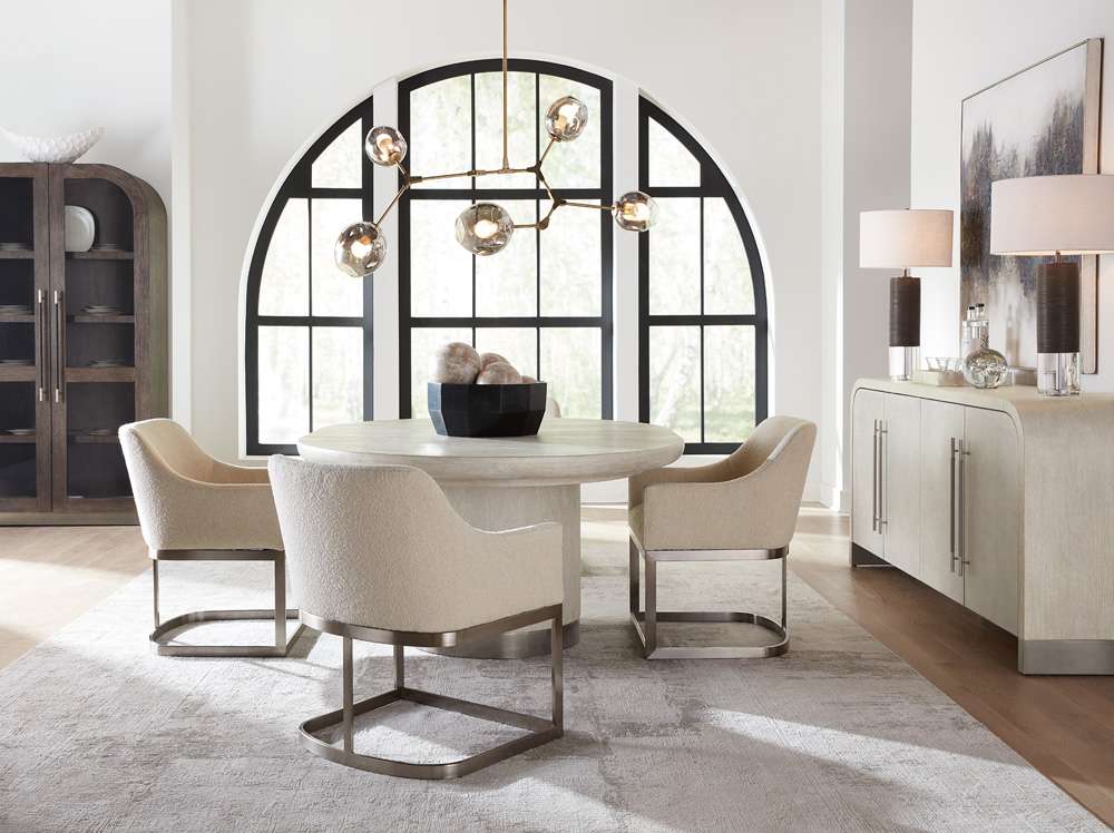 Hooker Furniture - Modern Mood Upholstered Arm Chair w/Metal Base - 6850-75300-95 veiw 5