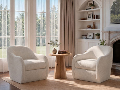 Hooker Furniture - Nash Swivel Chair in Ivory - HFCX-1647-009-T40111-03 view 7