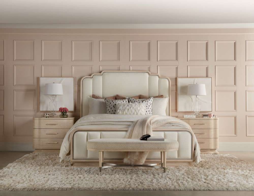 Hooker Furniture - Nouveau Chic King Upholstered Bed - 6500-90866-80 veiw 4