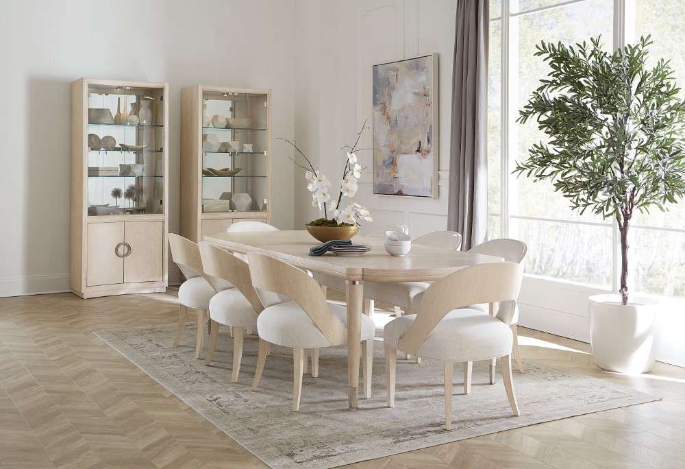 Hooker Furniture - Nouveau Chic Rectangle Dining Table w/1-22in Leaf - 6500-75200-80 veiw 5