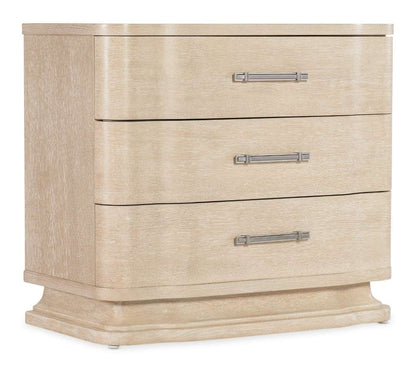 Hooker Furniture - Nouveau Chic Three Drawer Nightstand - 6500-90016-80 veiw 1