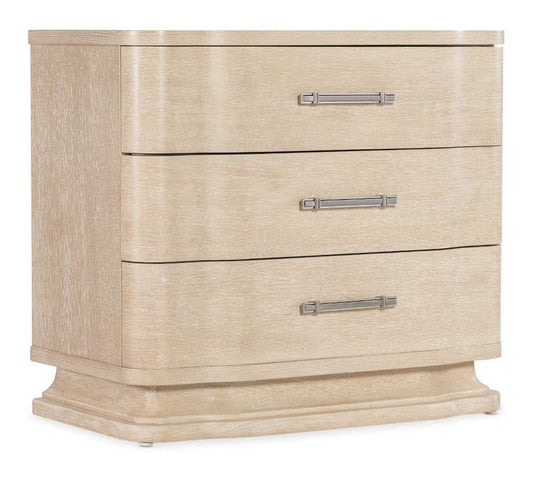 Hooker Furniture - Nouveau Chic Three Drawer Nightstand - 6500-90016-80 veiw 1