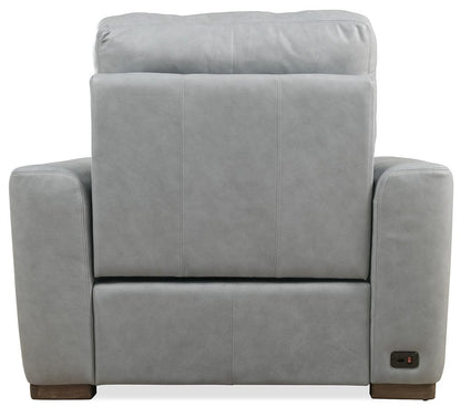Hooker Furniture - Optimus Small Power Recliner with  Power Headrest - Grey - SS925-PH1-094-S view 3
