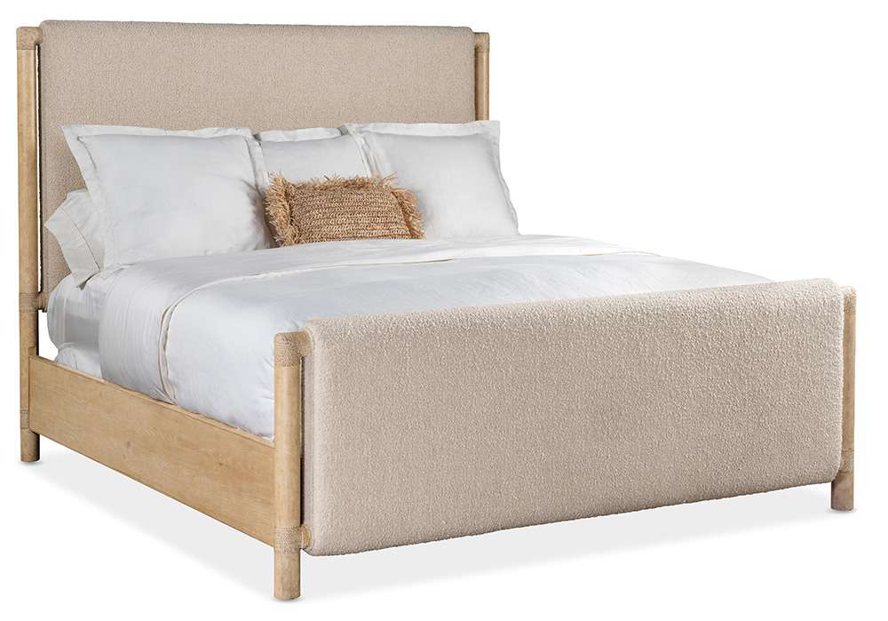 Hooker Furniture - Retreat Queen Upholstered Panel Bed - 6950-90350-80 veiw 1