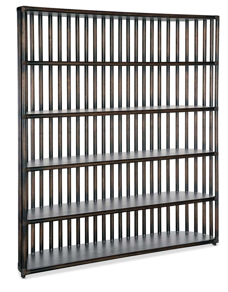 Hooker Furniture - Retreat Slatted Bookcase - 6950-10446-99 veiw 1