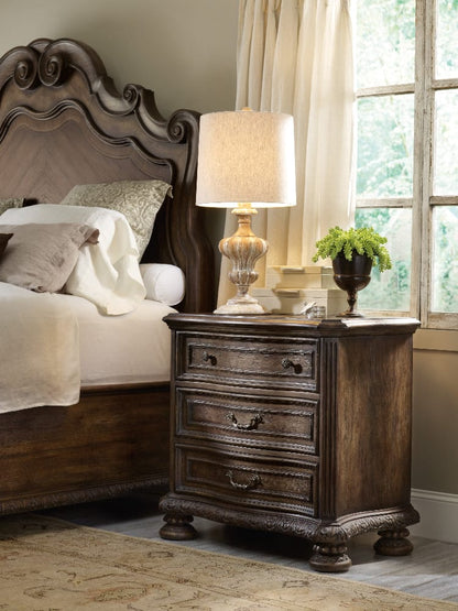 Hooker Furniture - Rhapsody Three Drawer Nightstand - 5070-90016 view 4