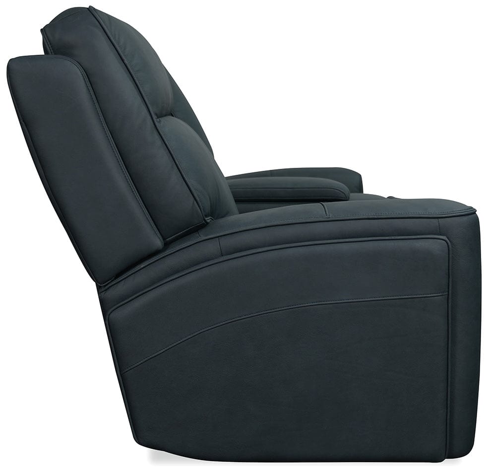 Hooker Furniture - Riverton Power Gliding Console Loveseat with Power Headrest and Lumbar - Blue - SS708-PHLG2C-048 view 6