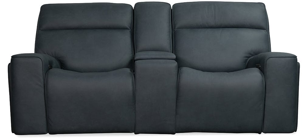 Hooker Furniture - Riverton Power Gliding Console Loveseat with Power Headrest and Lumbar - Blue - SS708-PHLG2C-048 view 7