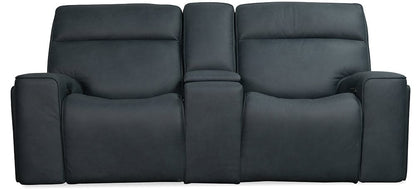 Hooker Furniture - Riverton Power Gliding Console Loveseat with Power Headrest and Lumbar - Blue - SS708-PHLG2C-048 view 7