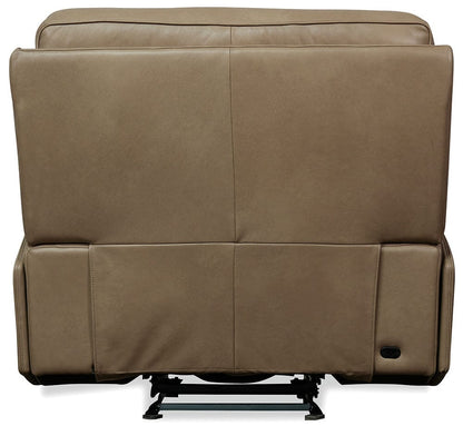 Hooker Furniture - Riverton Power Gliding Recliner with Power Headrest and Lumbar - Brown - SS708-PHLG1-086 view 3