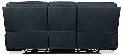 Hooker Furniture - Riverton Power Sofa with Power Headrest and Lumbar - Blue - SS708-PHL3-048 view 3