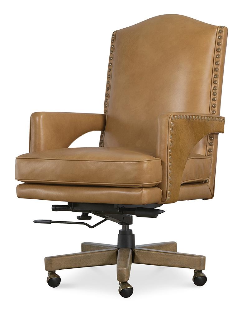 Hooker Furniture - Rochelle Executive Swivel Tilt Chair in Brown - EC845-080 veiw 3