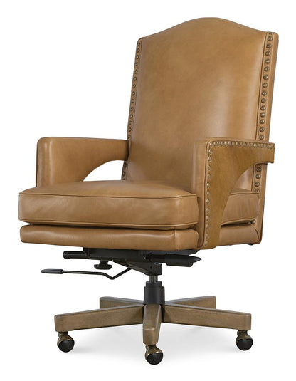 Hooker Furniture - Rochelle Executive Swivel Tilt Chair in Brown - EC845-080 veiw 3