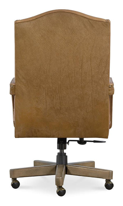 Hooker Furniture - Rochelle Executive Swivel Tilt Chair in Brown - EC845-080 veiw 4