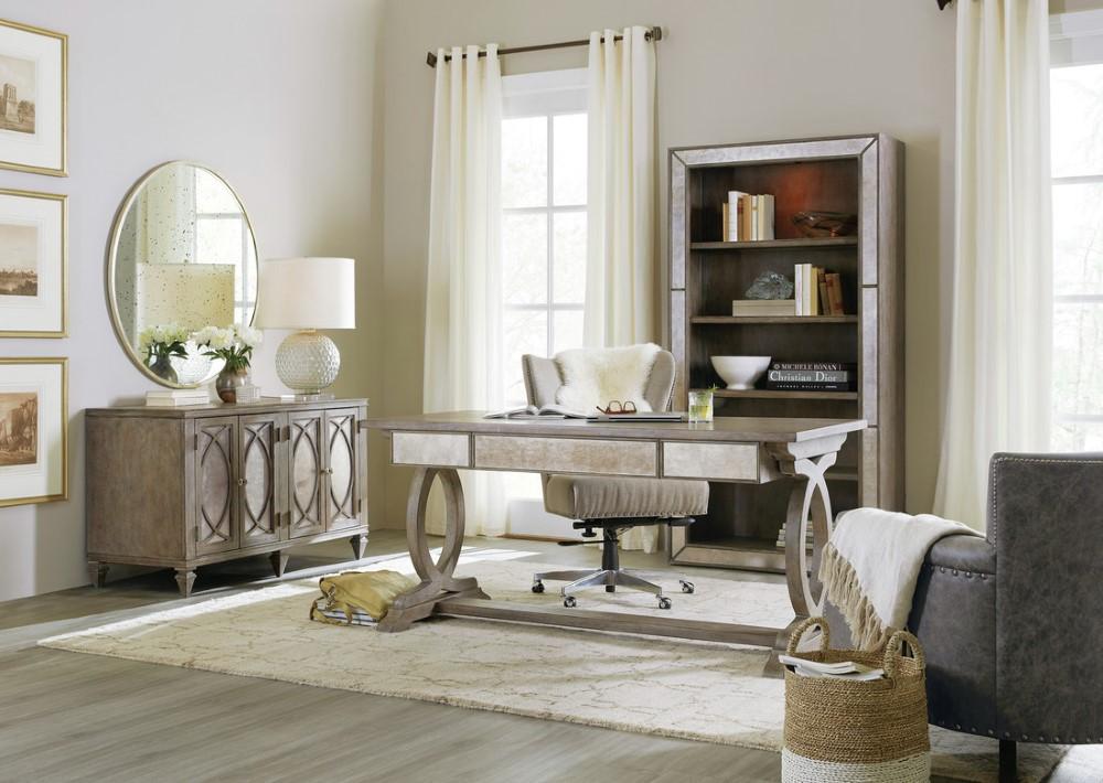 Hooker Furniture - Rustic Glam - 3 Piece Office Set - 1641-office-set-1 veiw 1