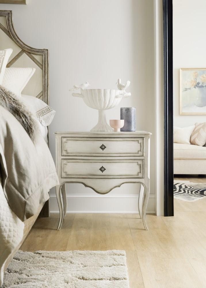 Hooker Furniture - Sanctuary Coco En Blanc Nightstand - 5865-90116-02 veiw 6