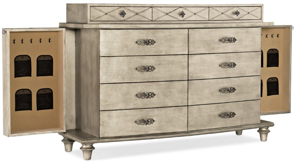 Hooker Furniture - Sanctuary Diamont Dresser - 5875-90002-95 veiw 2