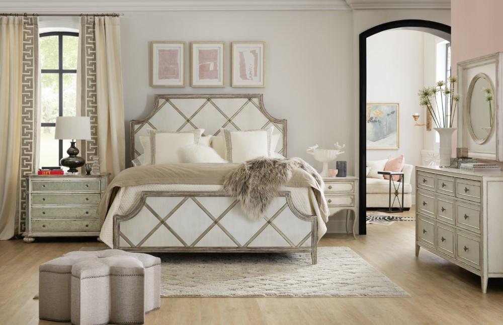 Hooker Furniture - Sanctuary Diamont King Panel Bed - 5875-90366-95 veiw 8