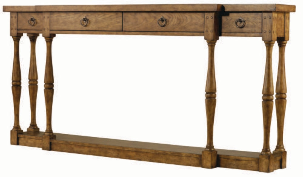 Hooker Furniture - Sanctuary Four-Drawer Thin Console - Drift - 3001-85001 veiw 1