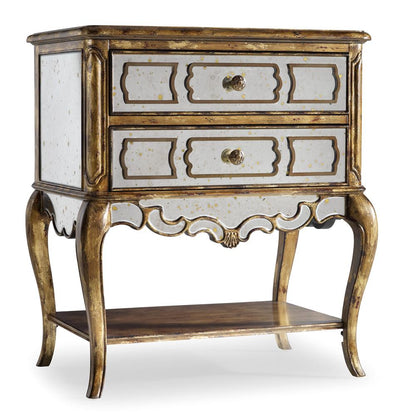 Hooker Furniture - Sanctuary Mirrored Leg Nightstand-Bling - 3016-90015 veiw 1