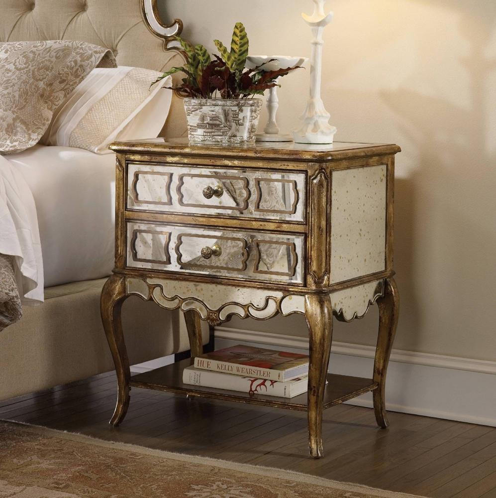 Hooker Furniture - Sanctuary Mirrored Leg Nightstand-Bling - 3016-90015 veiw 4
