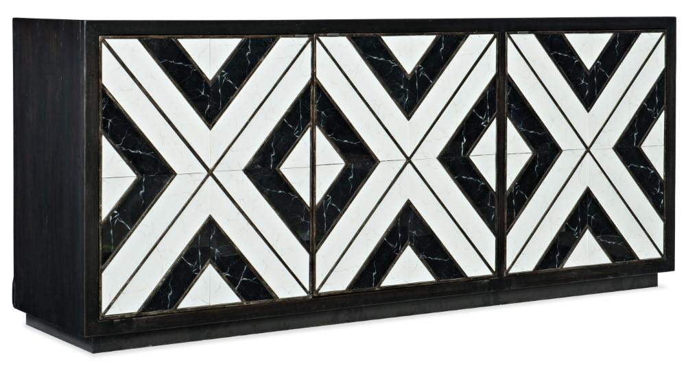 Hooker Furniture - Sanctuary Noir Et Blanc Entertainment Console - 5875-55480-00 veiw 1
