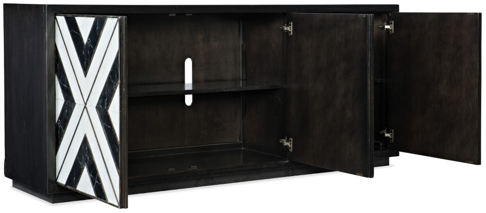 Hooker Furniture - Sanctuary Noir Et Blanc Entertainment Console - 5875-55480-00 veiw 2