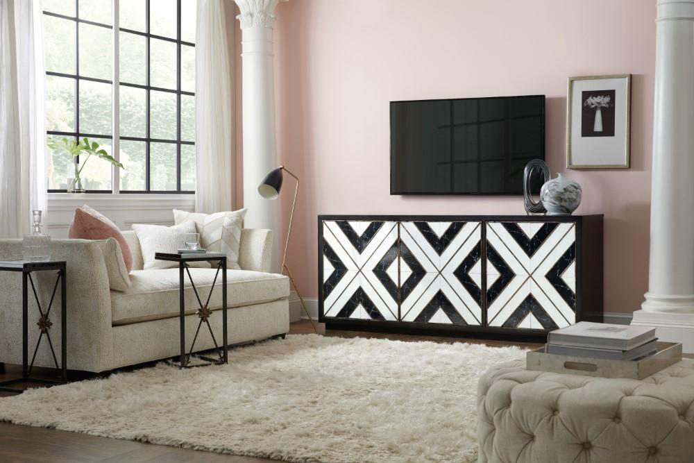 Hooker Furniture - Sanctuary Noir Et Blanc Entertainment Console - 5875-55480-00 veiw 4