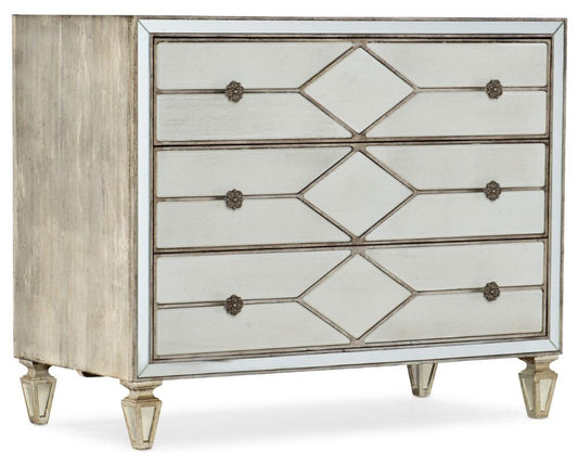 Hooker Furniture - Sanctuary Queen of Diamonds Bachelorette Chest - 5875-90017-95 veiw 1