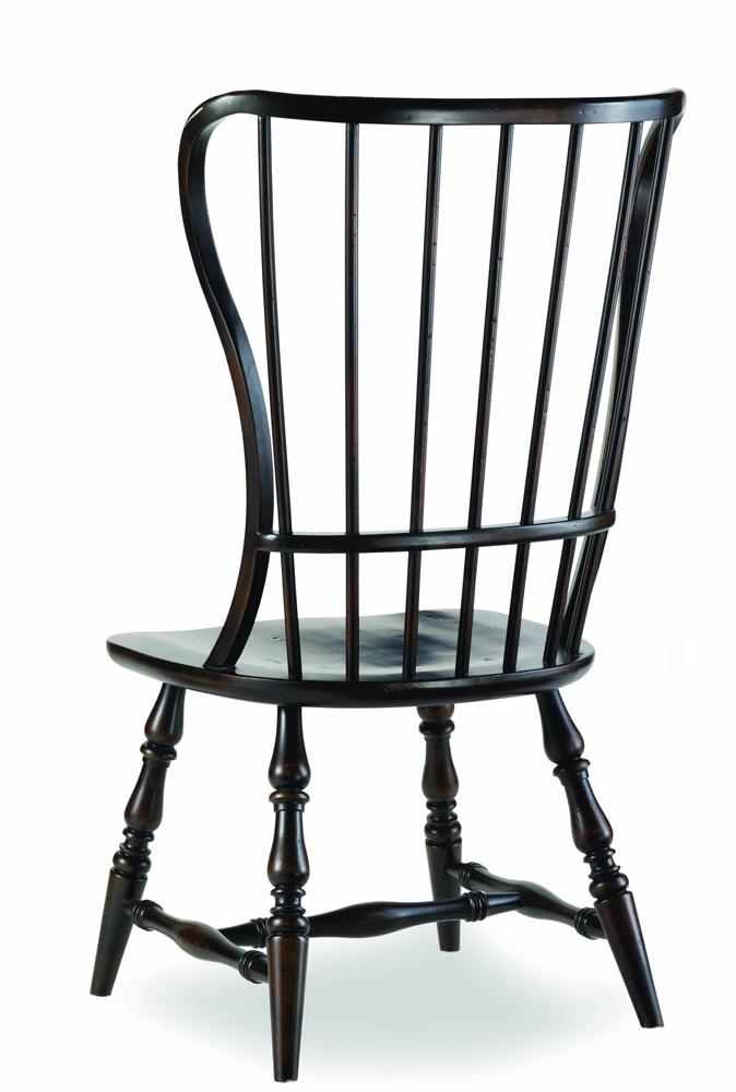 Hooker Furniture - Sanctuary Spindle Side Chair-Ebony - 3005-75310 veiw 1