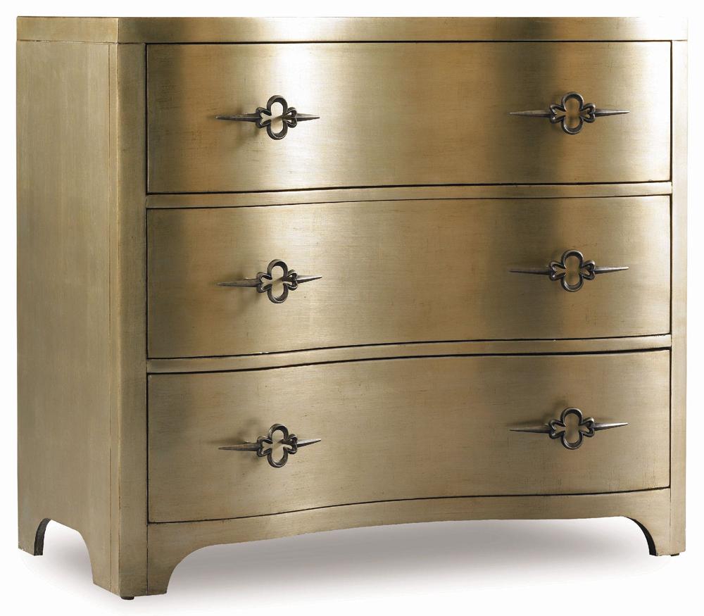 Hooker Furniture - Sanctuary Three-Drawer Shaped Front Gold Chest - 3008-85004 veiw 2