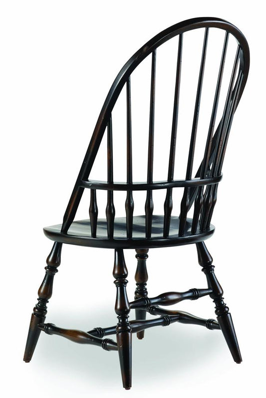 Hooker Furniture - Sanctuary Windsor Side Chair-Ebony - 3005-75330 veiw 1
