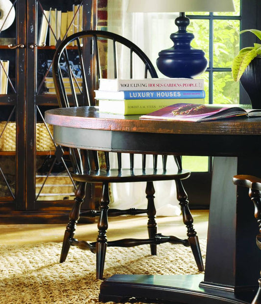 Hooker Furniture - Sanctuary Windsor Side Chair-Ebony - 3005-75330 veiw 2