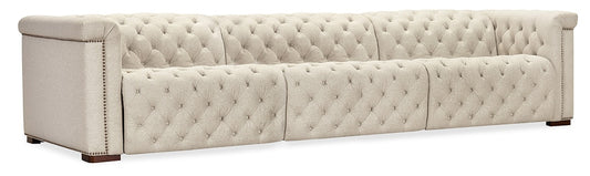 Hooker Furniture - Savion Deux 3 Seat Sofa with Two Power Recliners and Three Power Headrests in Beige - SS435-3PC3-414 veiw 1