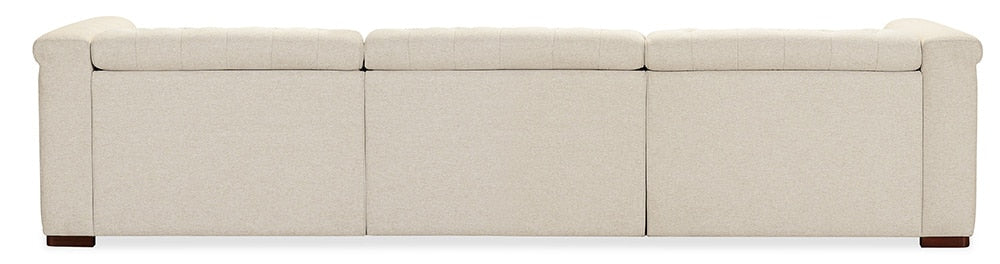 Hooker Furniture - Savion Deux 3 Seat Sofa with Two Power Recliners and Three Power Headrests in Beige - SS435-3PC3-414 veiw 4