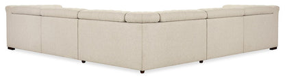 Hooker Furniture - Savion Deux 5 Seat Sectional with Four Power Recliners and Six Power Headrests in Beige - SS435-5PC4-414 veiw 4