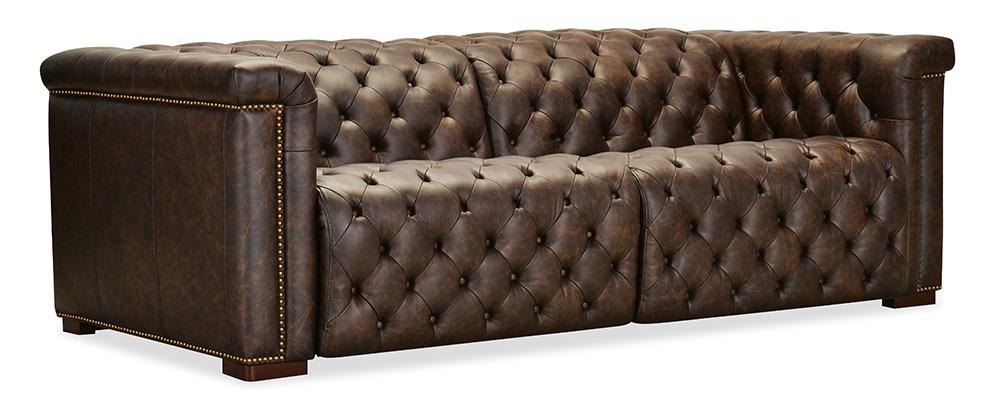 Hooker Furniture - Savion Deux Sofa with Power Recliners and Power Headrests in Brown - SS435-RLPPH-089 veiw 1